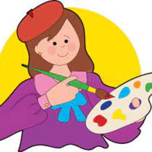 💜Vintage Purple Velvet Painters Smock Costume - Picture 6 of 6